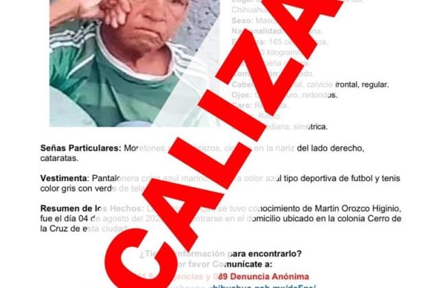 Levantan pesquisa de busqueda, y dice irse por su propia voluntad