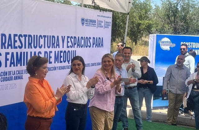Maru Campos anuncia obras por más de 15 mdp en Meoqui
