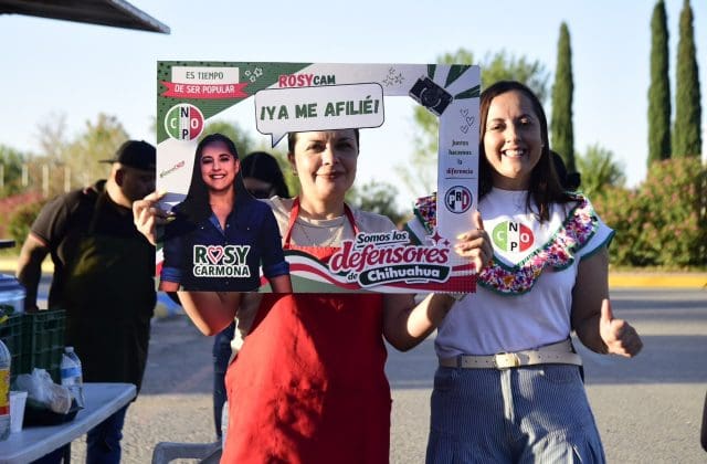 Rosy Carmona promueve afiliación al PRI
