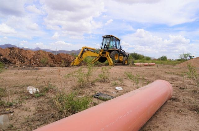 Amplían red de alcantarillado sanitario en la colonia El Mimbre
