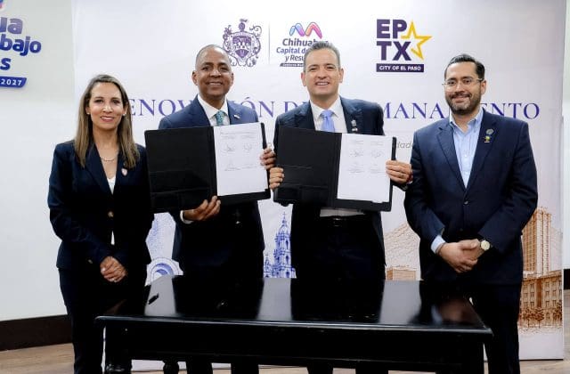 Chihuahua y El Paso fortalecen colaboración con convenio de hermanamiento