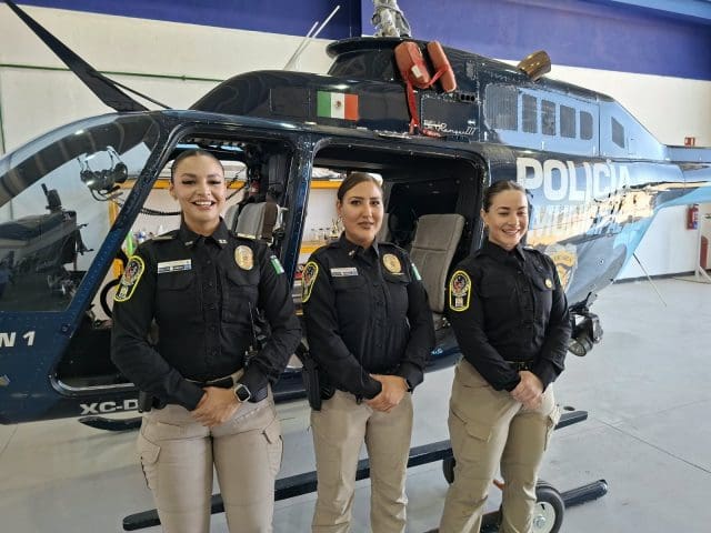 Mujeres policías destacan su incorporación a Operaciones Áreas de la DSPM