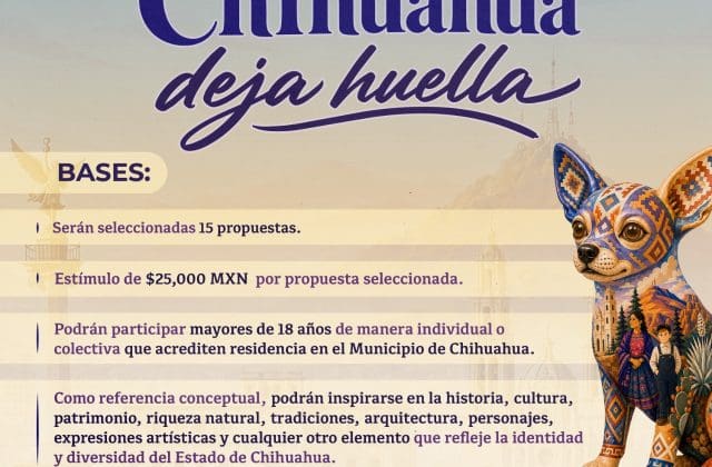 Invitan a participar en la convocatoria artística “Chihuahua Deja Huella”