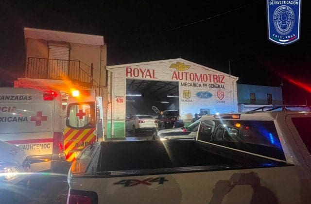 Investigan ataque armado que dejó dos personas sin vida en Cuauhtémoc