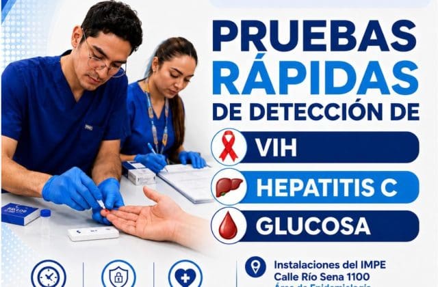 Realizarán jornada gratuita para detectar VIH, Hepatitis C y niveles de glucosa