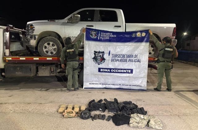 Refuerzan operativo en San Juanito tras agresión contra elementos estatales