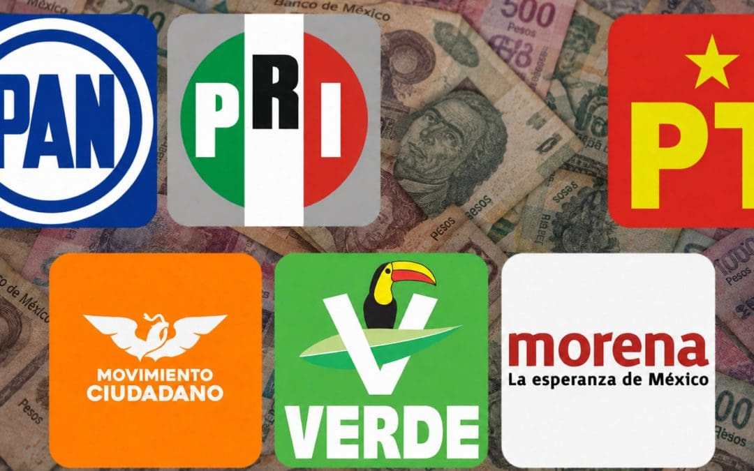 Partidos costarán 10 mil 842 mdp