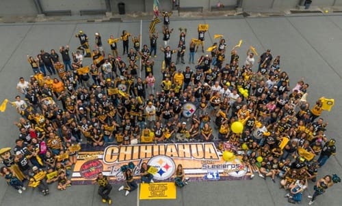 Éxito total con la fotografÍa de aficionados a los Steelers Pittsburgh en Chihuahua Capital