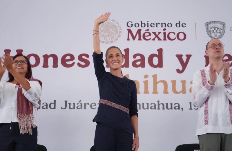 Destaca Presidenta programas y obras federales durante gira por Ciudad Juárez