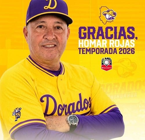Dorados de Chihuahua confirma la salida de su manejador Homar Rojas