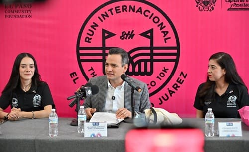 Invita Marco Bonilla a chihuahuenses a sumarse a la carrera binacional The U.S.-México 10K