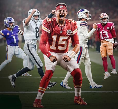 Cinco equipos lideran la NFL