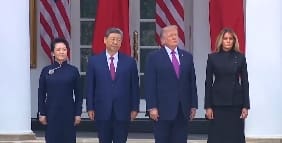 Recibe Trump a Xi Jinping en la Casa Blanca