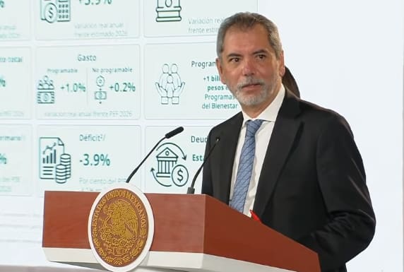 Hacienda promete más recaudación sin subir impuestos; proyecta crecimiento de hasta 2.5% para 2027