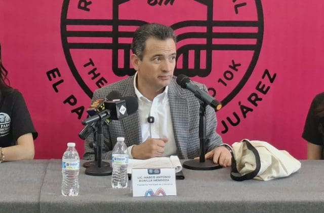 Bonilla llama a fortalecer la unión entre Chihuahua, Juárez y El Paso con carrera binacional