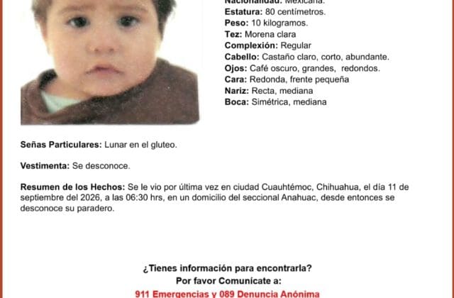 Desaparecen madre e hija en Anahuac cd Cuauhtémoc