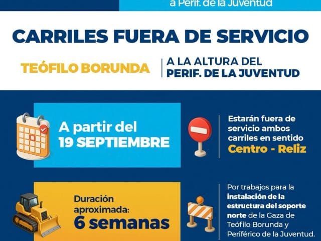 Recuerda Municipio vías alternas por obras en Teófilo Borunda