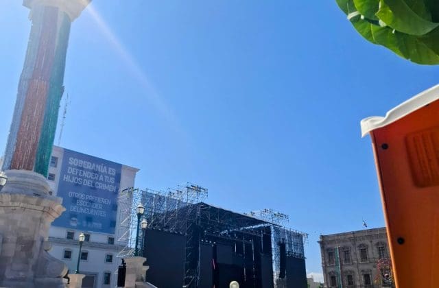 Listos en la capital para celebrar el grito; liderados por policías estatales