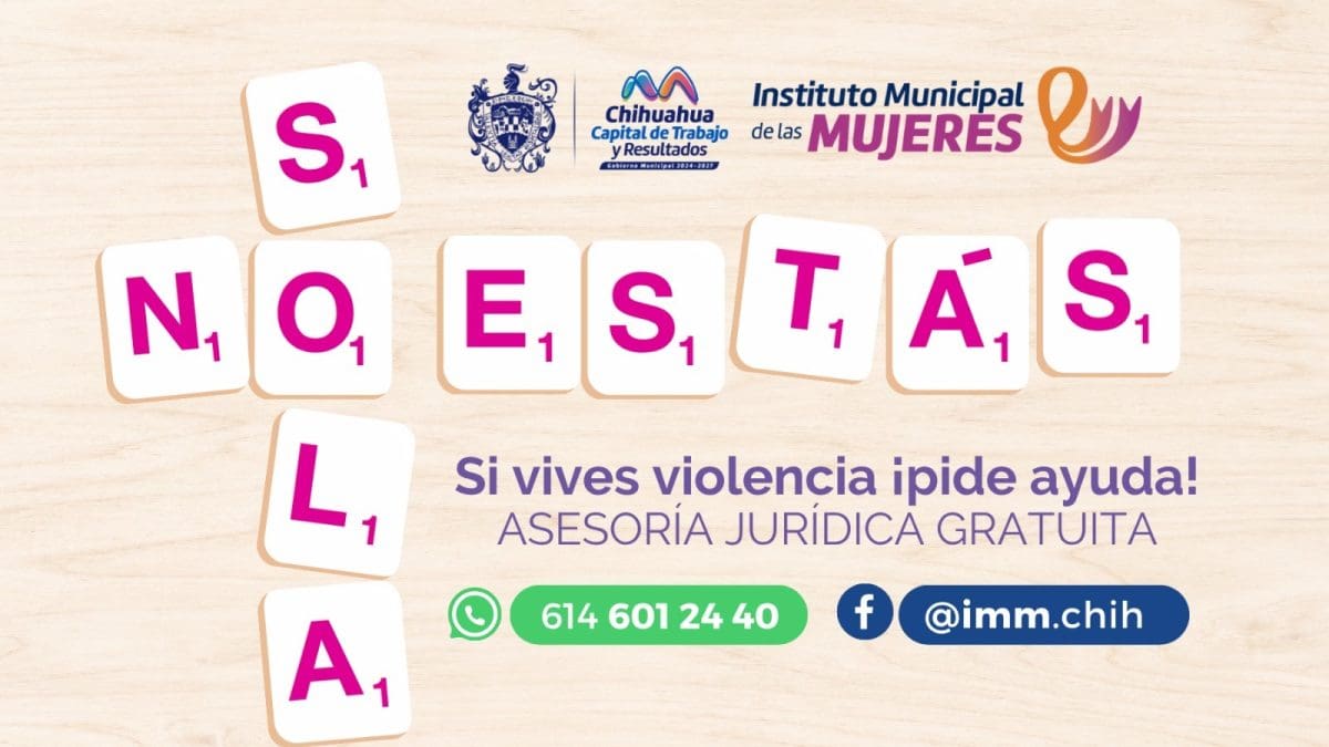 IMM brinda asesoría jurídica a mujeres para conocer y ejercer sus derechos