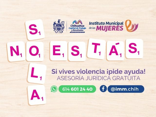 IMM brinda asesoría jurídica a mujeres para conocer y ejercer sus derechos 