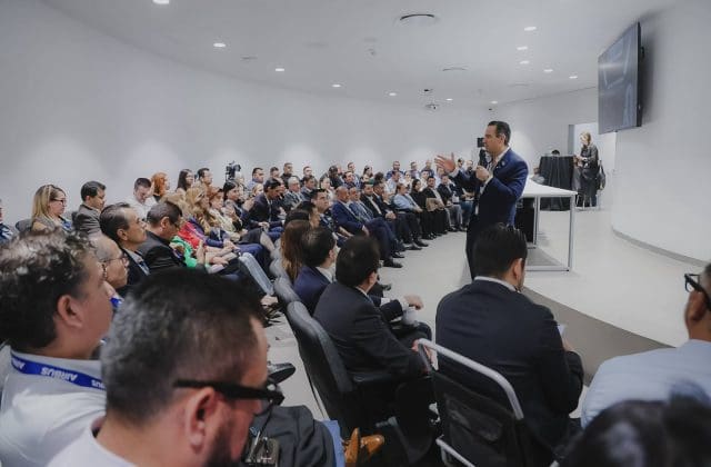 Marco Bonilla expone estrategia de seguridad de Chihuahua Capital en Tech Day