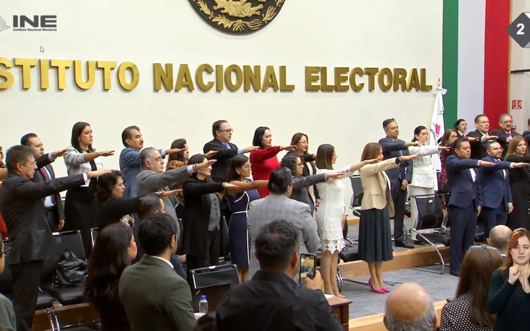 Ocupan 8 plazas vacantes en el INE; 4 a mujeres