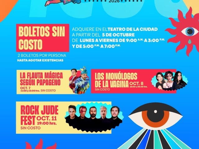 Entregarán boletos para tres espectáculos del FICUU 2026