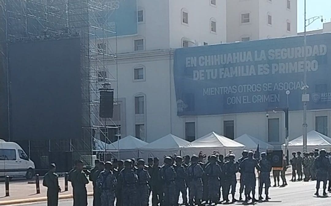 Ensayan elementos del Ejército y Fuerza Área previo a desfile cívico-militar
