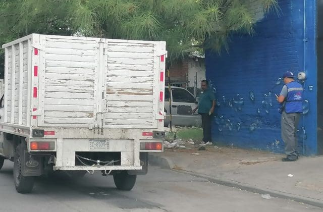 Responde Mantenimiento Urbano a reporte de basura en la Jesús García