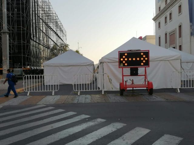 Preparan el Centro de Chihuahua para la Fiesta de Independencia