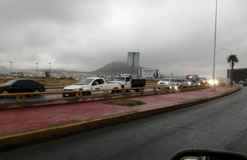 Choque múltiple complica tráfico sobre el Periférico de la Juventud