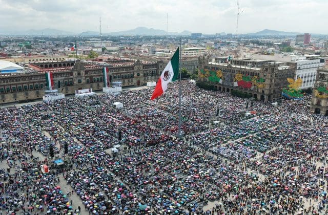 Asistieron más de 850 mil personas al informe de Sheinbaum en el Zócalo