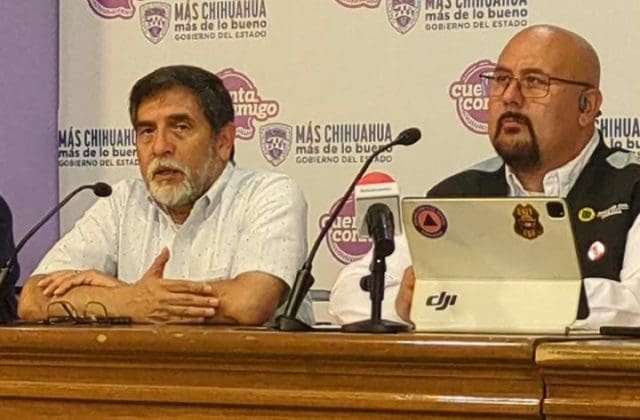 Resguardan socavón en Mirador y Ramírez Calderón tras lluvias