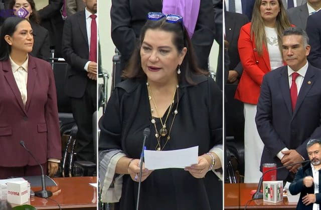 Alejandro Moreno y Ariadna Montiel asumen representación partidista ante el INE