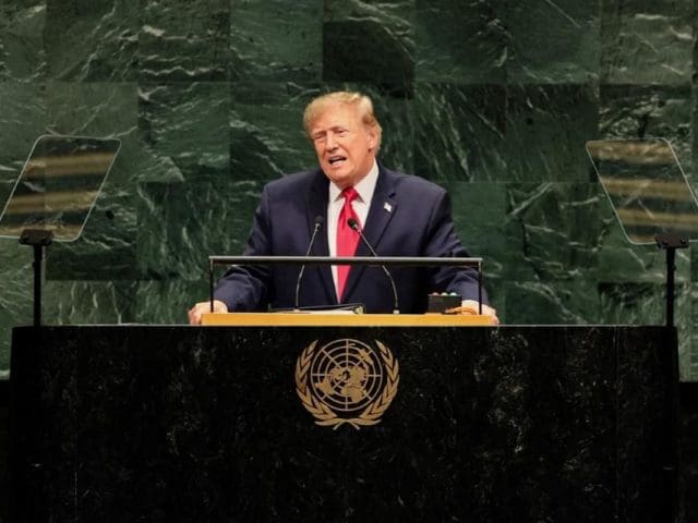 Trump afirma ante la ONU que México es el epicentro de los cárteles
