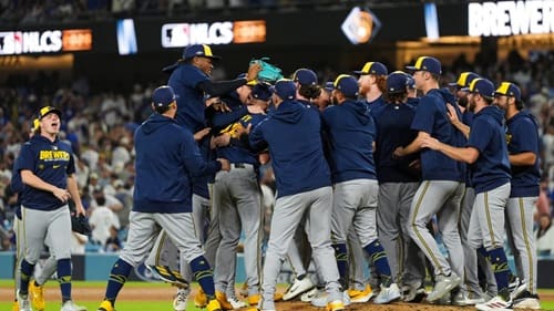 Cerveceros brindan y se proclaman campeones de la Nacional y de paso aboyan la corona a Dodgers