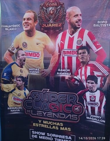 Super Clásico de Leyendas América vs. Chivas se traslada a la frontera