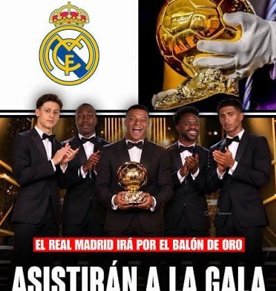 Regresa Real Madrid a la entrega del Balón de oro
