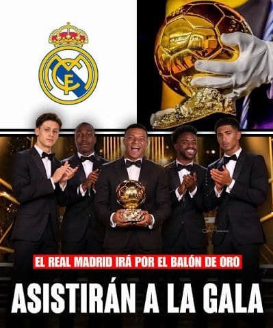 Regresa Real Madrid a la entrega del Balón de oro