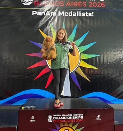 Acuática NelsonVargas sigue sumando medallas en el panamericano master