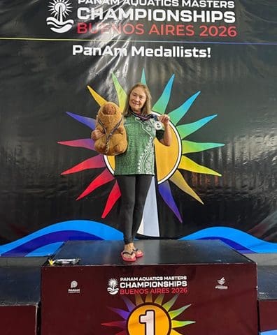 Acuática NelsonVargas sigue sumando medallas en el panamericano master