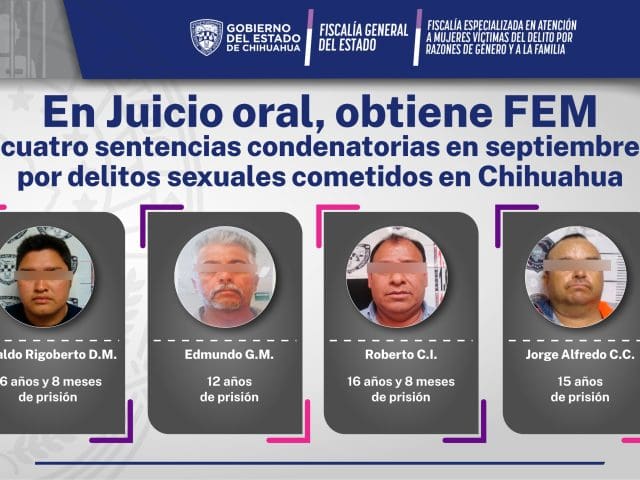 La Fiscalía estatal publica lista de agresores sexuales
