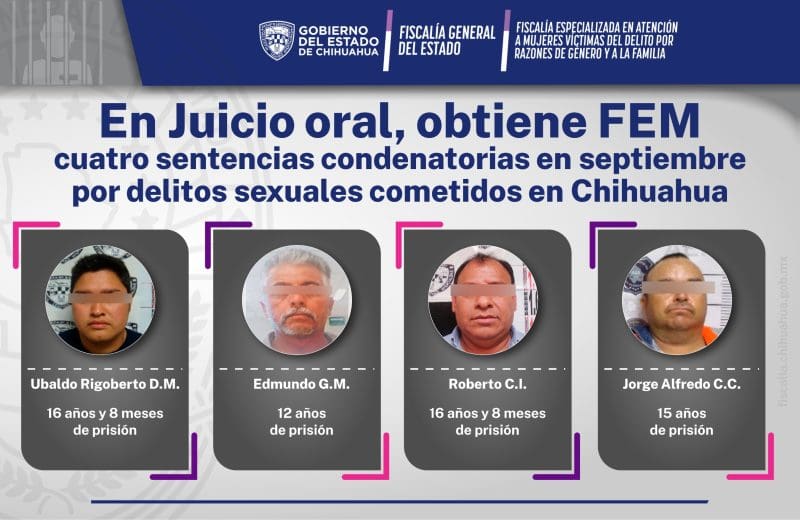 La Fiscalía estatal publica lista de agresores sexuales