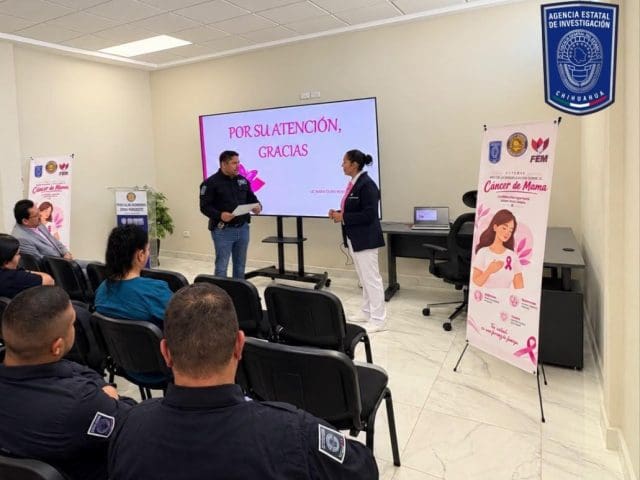 Capacitan al personal de la Fiscalía, en deteccion de cáncer de mama