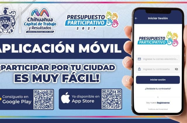 Ahora puedes consultar y votar proyectos del Presupuesto Participativo desde tu celular