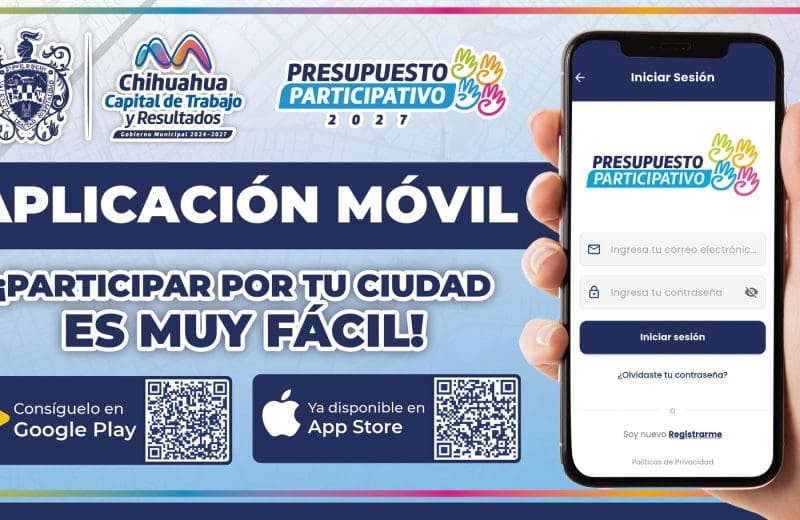Ahora puedes consultar y votar proyectos del Presupuesto Participativo desde tu celular