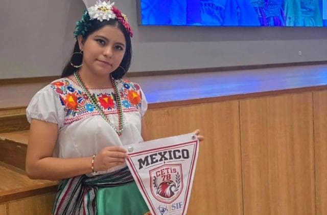 Joven mexicana crea extintor que apaga fuego con sonido