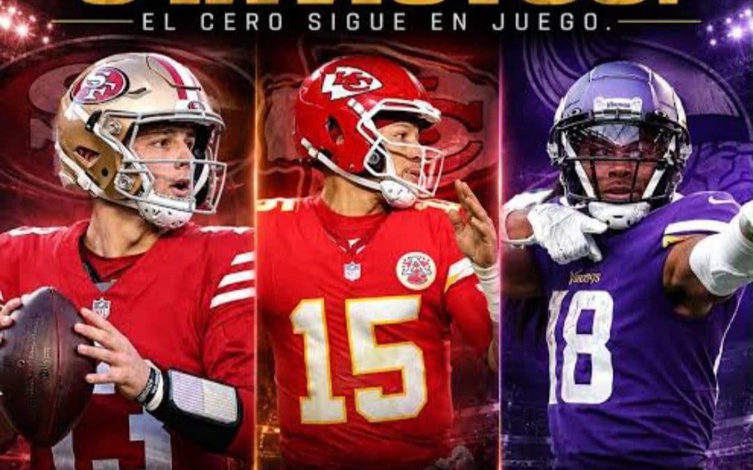 Tres equipos de la NFL siguen invictos