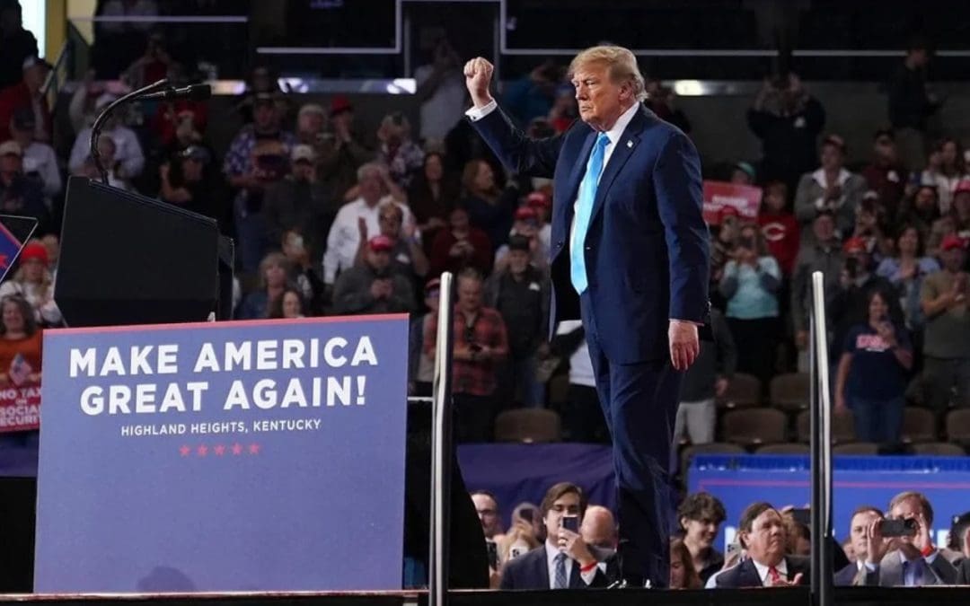 Trump afirma que México pagó el muro fronterizo con aranceles 