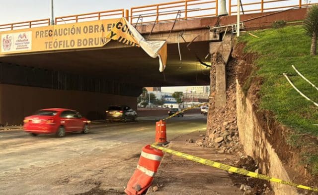 Reconstruyen jardinera en Teófilo Borunda y Universidad, habrá cierres intermitentes